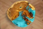 Round turquoise metalic - Image 10