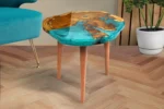 Round turquoise metalic - Image 2