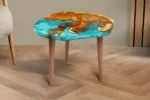 Round turquoise metalic - Image 3