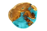 Round turquoise metalic - Image 8